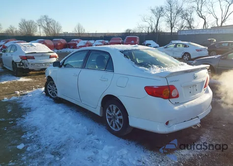 2009 Toyota Corolla S z USA, uszkodzony, nr VIN 2T1BU40E69C162783